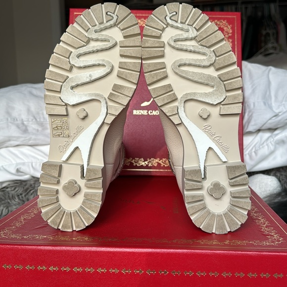 RENE CAOVILLA BOOTS WHITE IVORY WOMENS SIZE 35 5 - Picture 10 of 17
